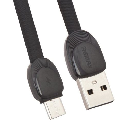Дата-кабель Remax RC-040m microUSB - USB черный
