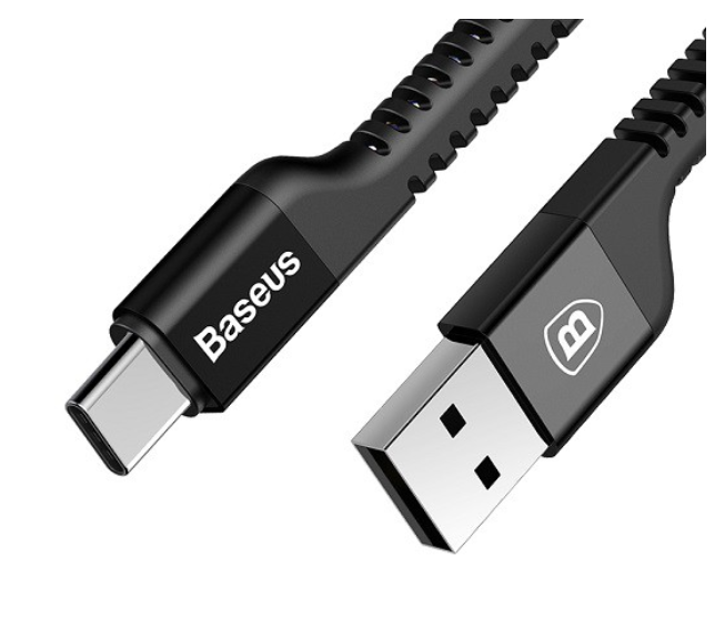 Дата-кабель Baseus Confidant Anti-break Type-C черный