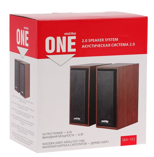 Колонки SmartBuy SBH-101, 6Вт, USB
