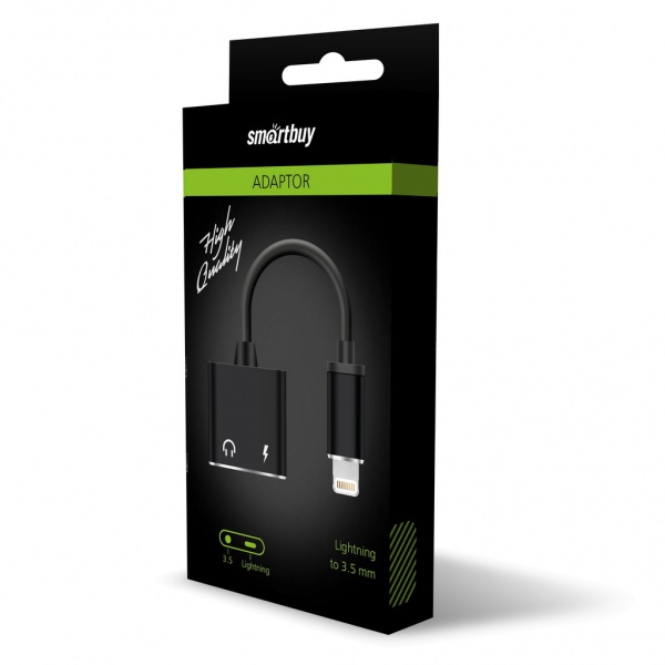 Адаптер Lightning + 3.5 SmartBuy (A-835-NEW-K)