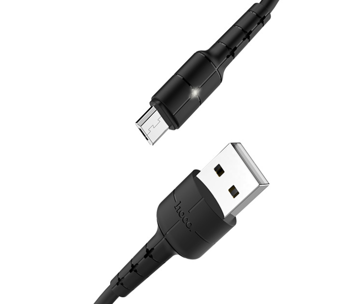 Дата-кабель Hoco X30 MicroUSB черный