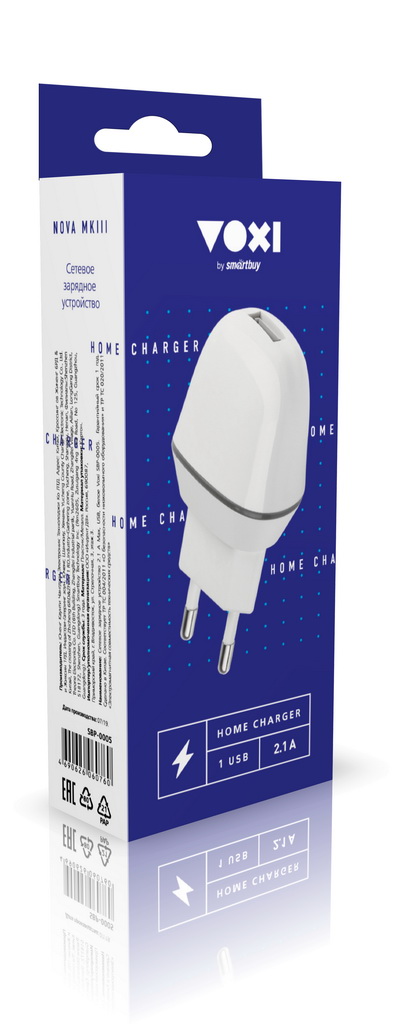 Сетевое ЗУ SmartBuy Nova VOXI 2.1А (SBP-0005)