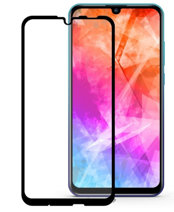 Защитное стекло Honor 10 Lite/10i /P Smart 2019 (тех упак) FULL черное