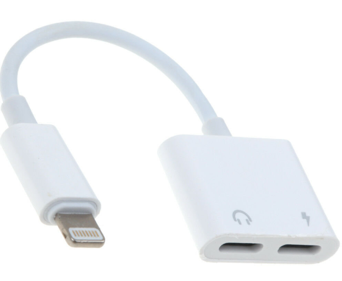 Переходник iDragon Lightning audio+charge 8 pin - Dual 8 pin