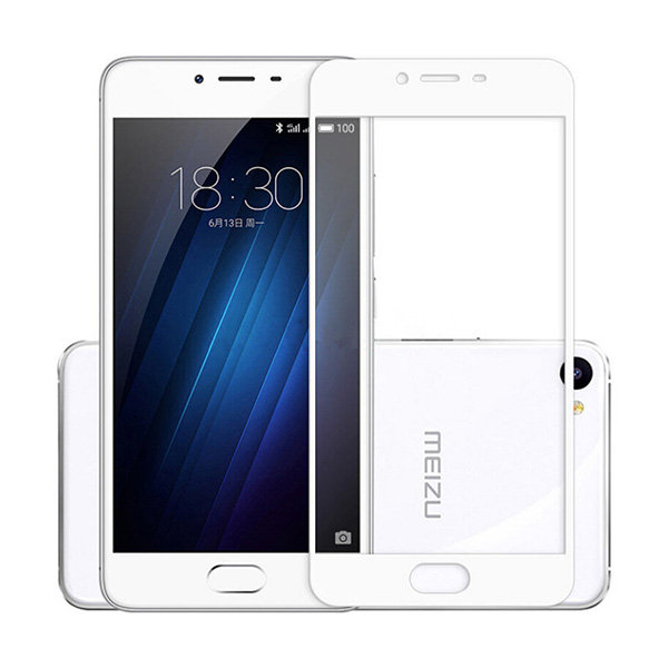 Защитное стекло для Meizu U10 3D белое