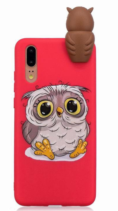 Чехол-накладка для Honor P20 Pro Сова 3D
