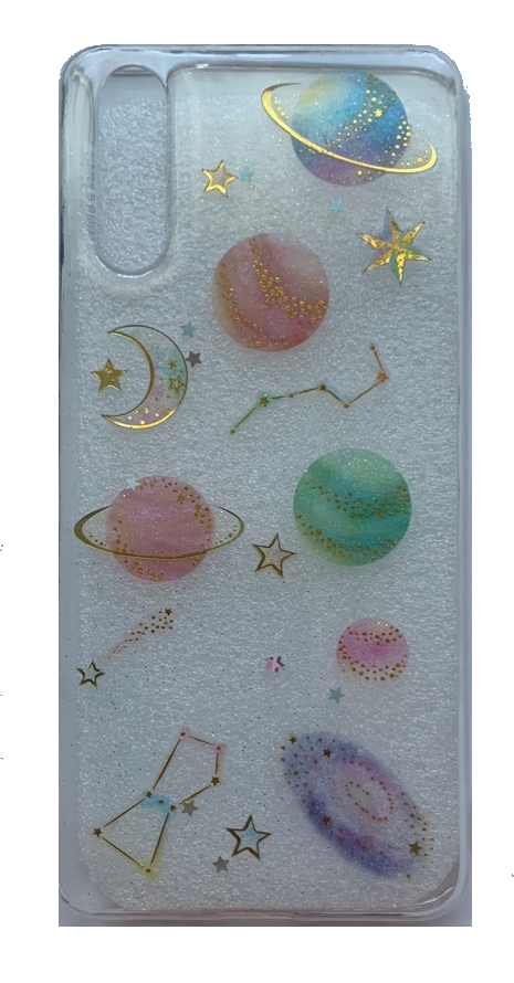 Чехол-накладка для Huawei P20 Созвездия прозрачный