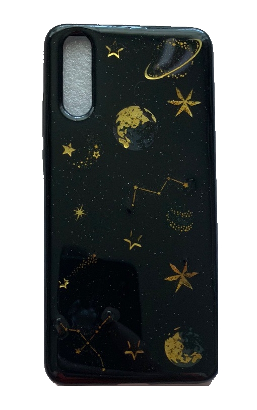 Чехол-накладка для Huawei P20 Plus Созвездия черный