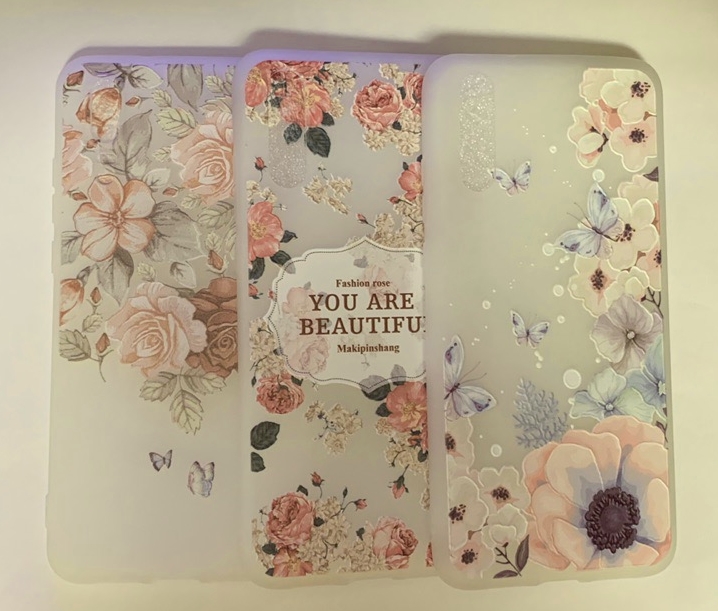 Чехол-накладка для Huawei P20 Цветы 3D