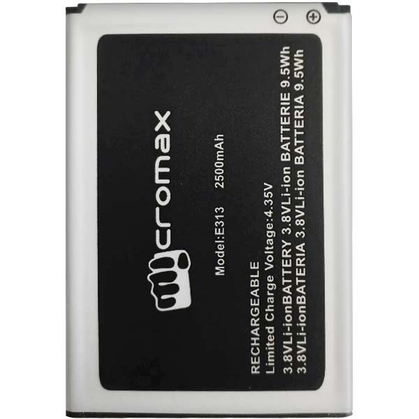 Батарея/аккумулятор Micromax E313 (2500mah)