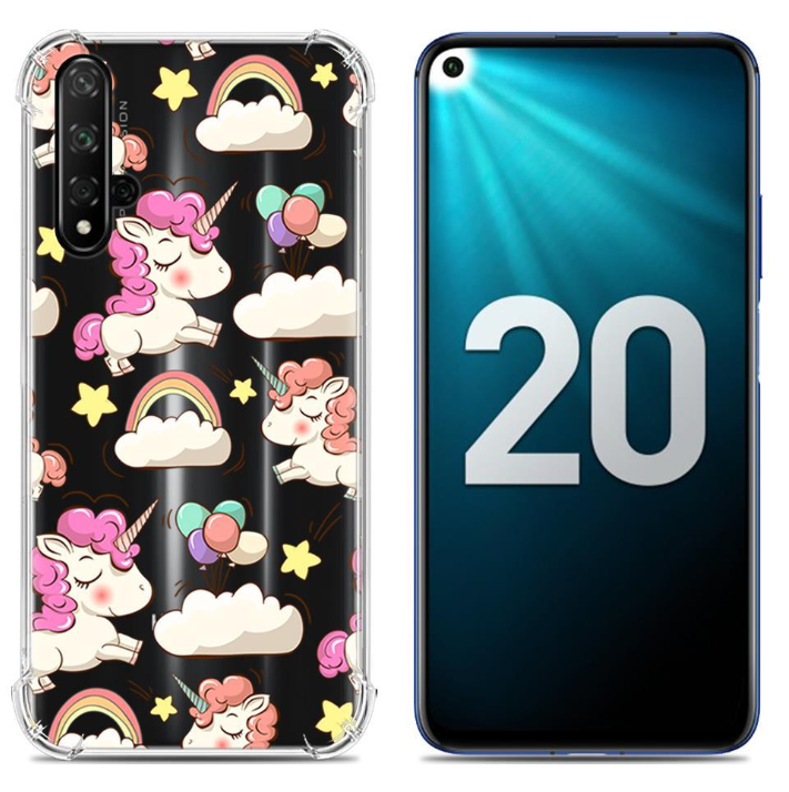 Чехол-накладка для Honor 20 единороги