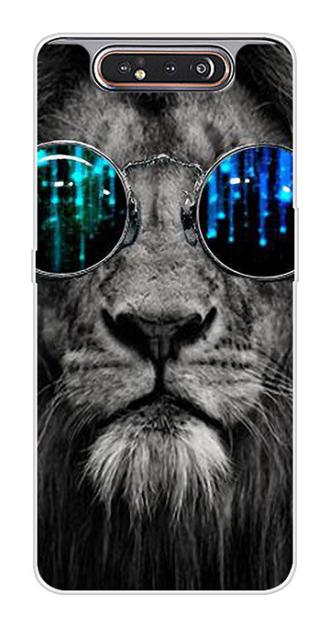 Чехол-накладка для Samsung Galaxy A80 (SM-A805F) Тигр в очках
