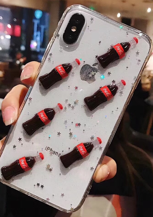 Чехол-накладка для iPhone XS Max "Coca-cola"