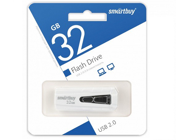 USB-Flash 32GB Smart Buy IRON черно-белый