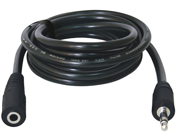 Кабель AUX-удленитель 3.5 mm JACK M - 3.5 mm JACK F Defender 1.5m