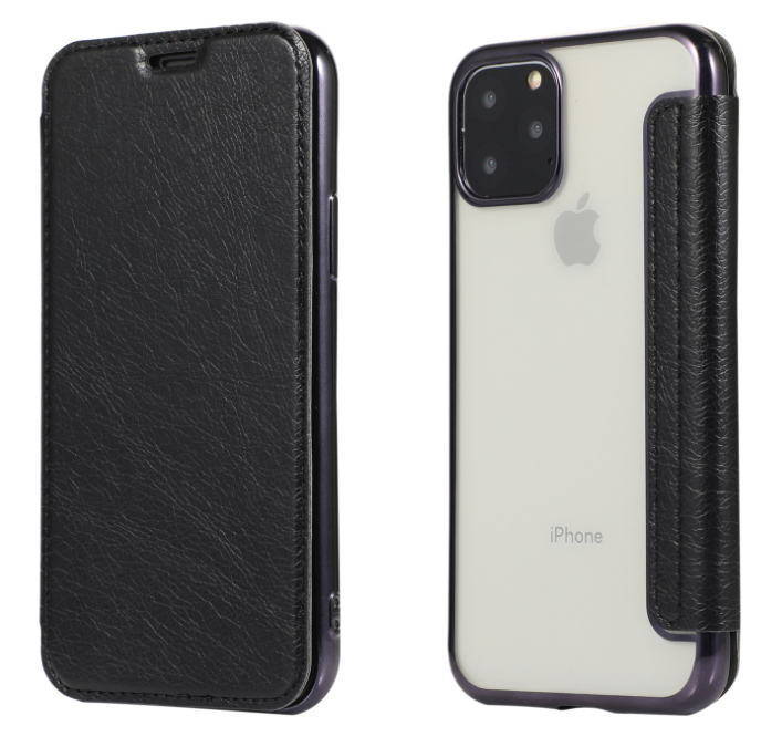 Чехол-книжка iPhone 11 Pro Max силиконовый черный