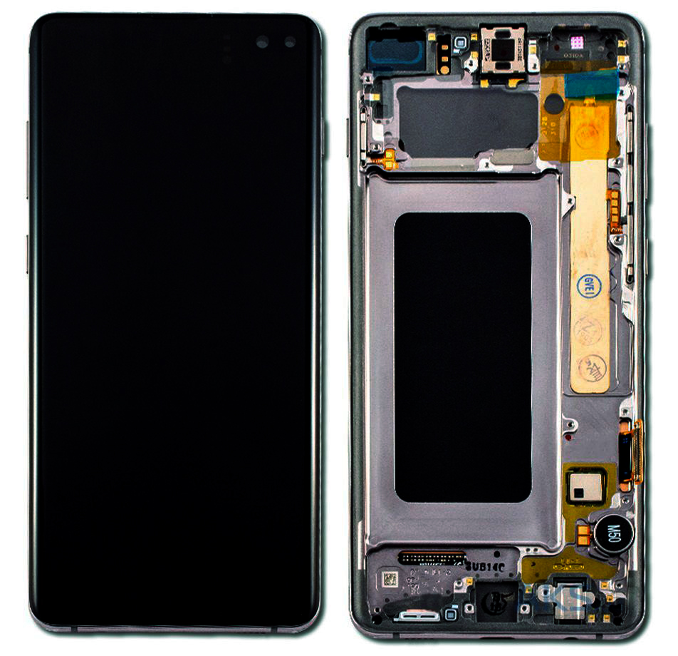 Модуль-дисплей Samsung Galaxy S10 Plus (SM-G975) черный с рамкой orig