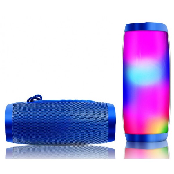 Bluetooth колонка TG157 (fm, micro sd, usb, aux) синяя