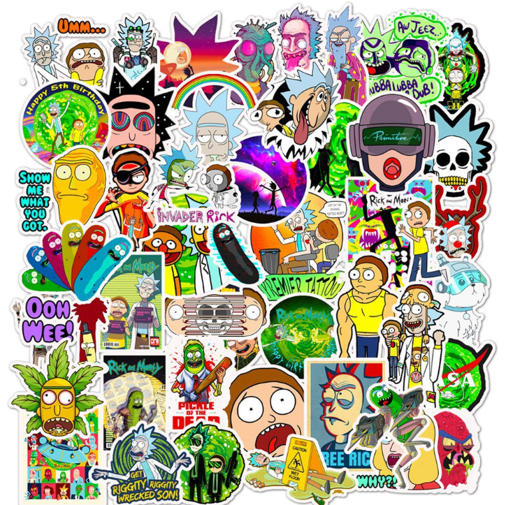 Наклейка "Rick and Morty"