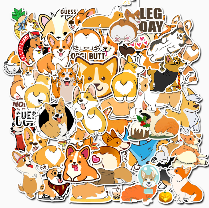 Наклейка "Corgi"