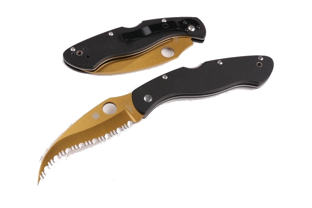 Складной нож Spyderco Civilian золотой