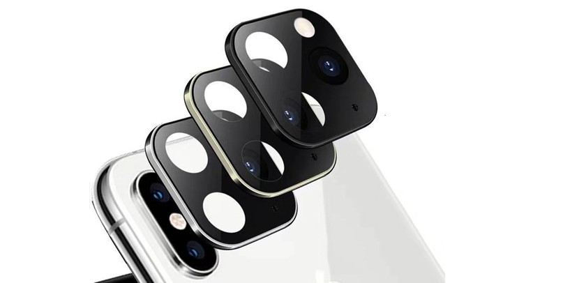 Накладка на камеру для iPhone X/XS Max на iPhone 11 Pro Max черная