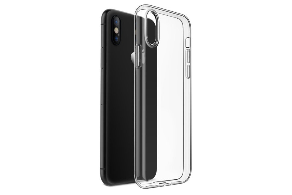 Чехол для iPhone XS Max силикон прозрачный
