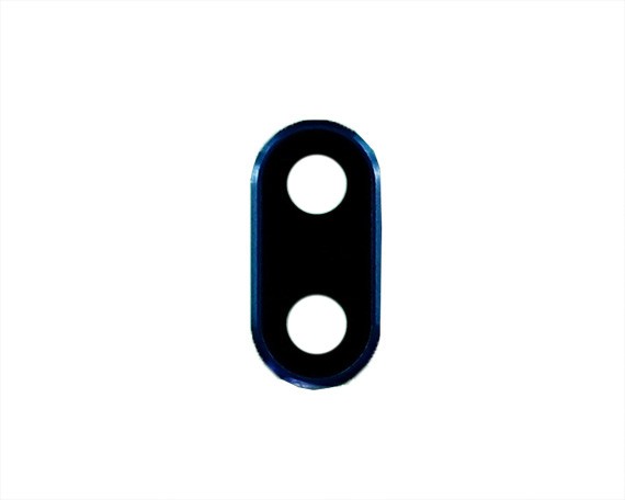 Стекло камеры для Huawei Honor 10 синее (с корпусной частью)