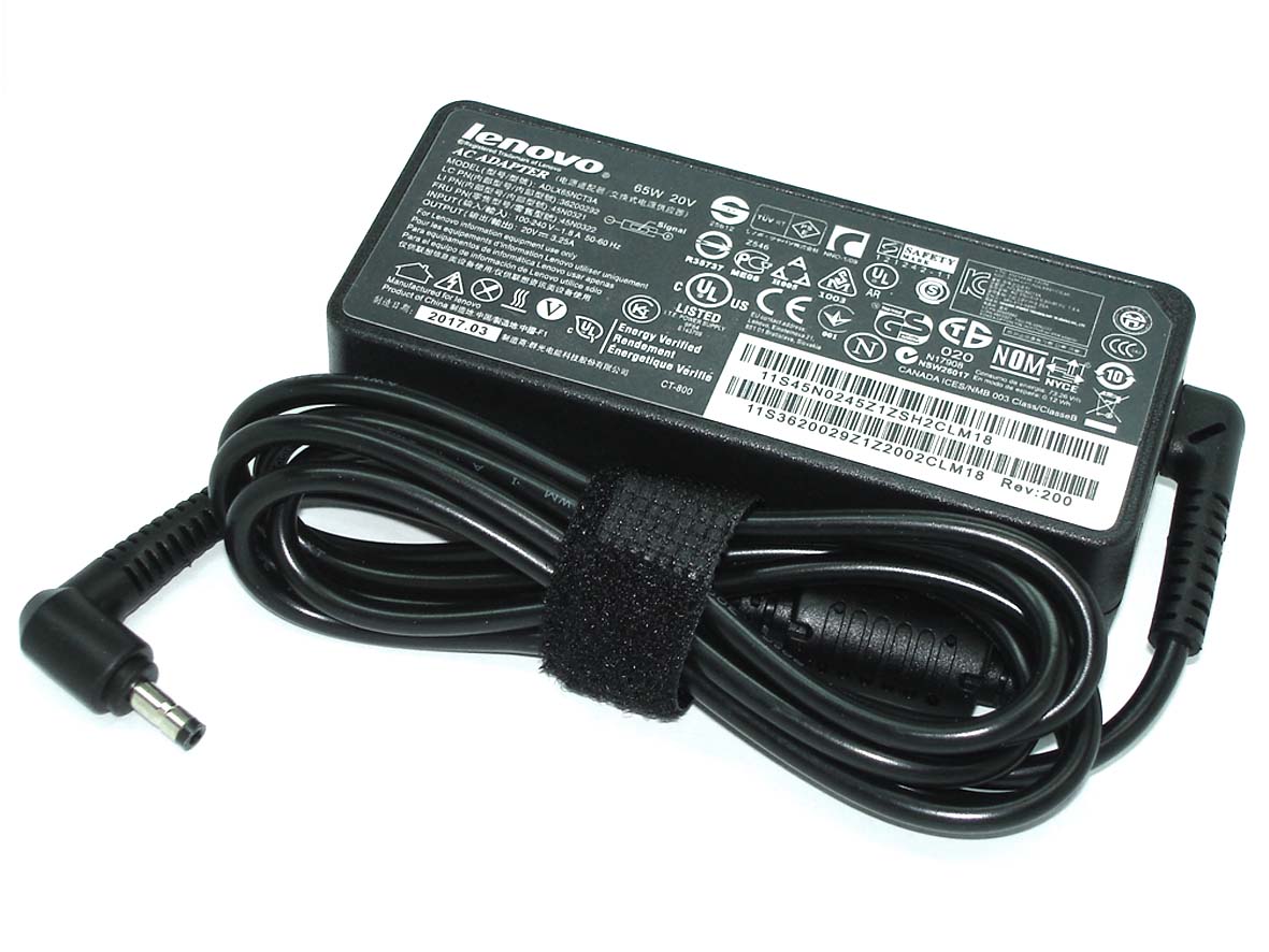 СЗУ/Блок питания для ноутбука Lenovo 20V 3.25A (4.0x1.7mm) 65W