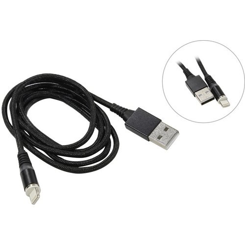 Дата-кабель магнитный 8Pin черный (ik-510mt-2)