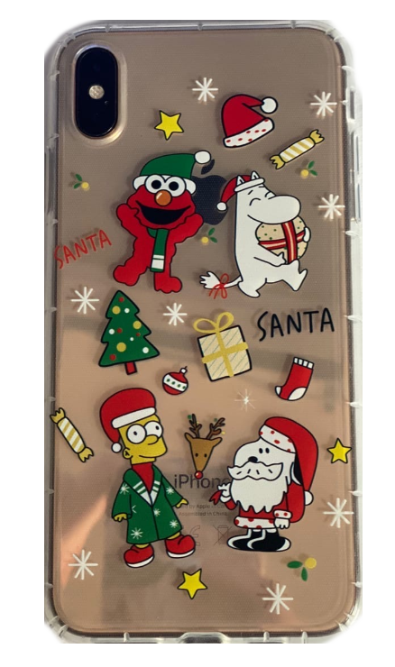 Чехол-накладка для iPhone XS Max Santa