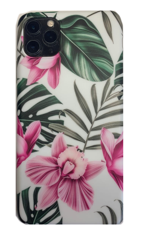 Чехол-накладка для iPhone 11 Palm Pink Flower