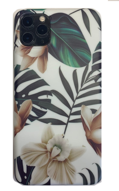 Чехол-накладка для iPhone 11 Pro Max Palm White Flower