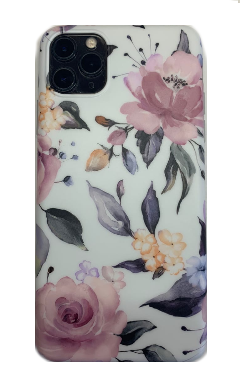 Чехол-накладка для iPhone 11 Pro Max Drawing Flowers