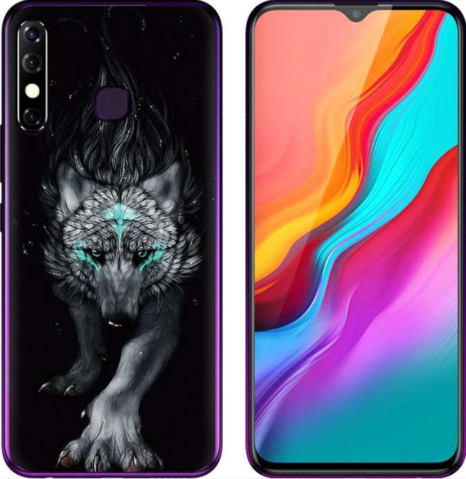 Чехол-накладка для Tecno Camon 12 Волк