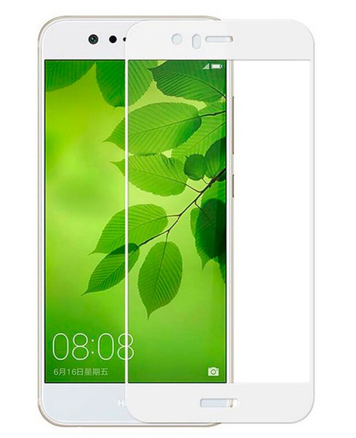Защитное стекло Huawei Nova 2 Plus 3D белое