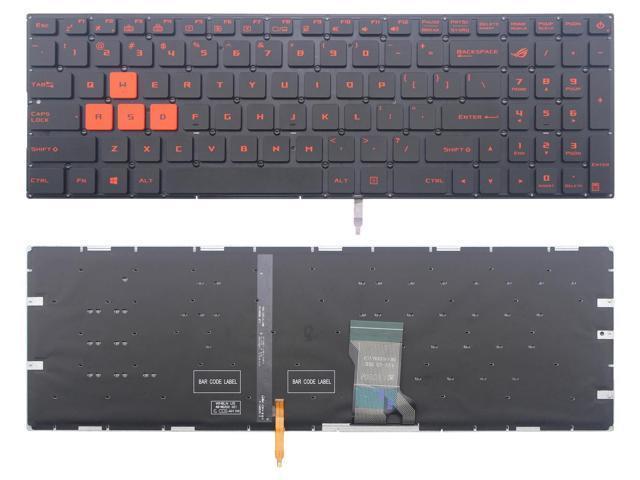 Клавиатура для ноутбука Asus GL502, GL502V, GL502VM, GL502VT, GL502VS 0KNB0-662PCB00 (rus)
