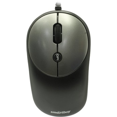 Оптическая мышь SmartBuy SBM-382-G черная-металлик