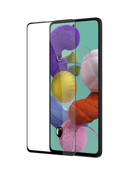 Защитное стекло для Samsung Galaxy A51 (A515F) Full черное