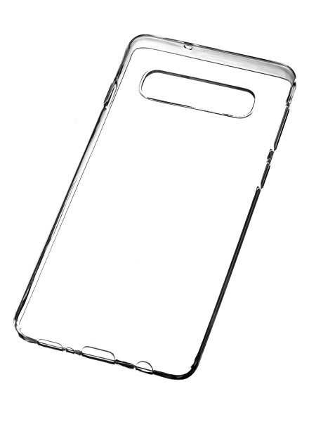 Чехол-накладка для Samsung Galaxy S10 прозрачный силикон