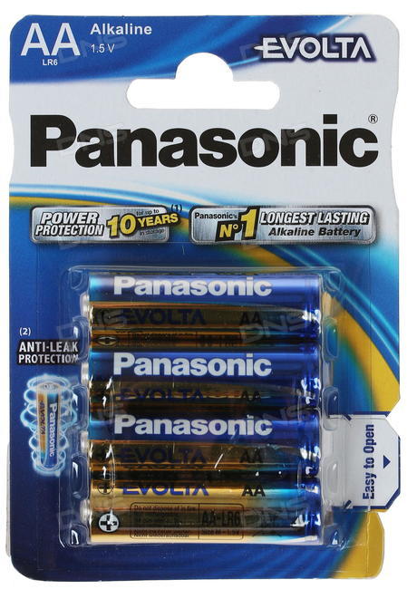 Элемент питания Panasonic LR6-4BL Evolta (1шт)
