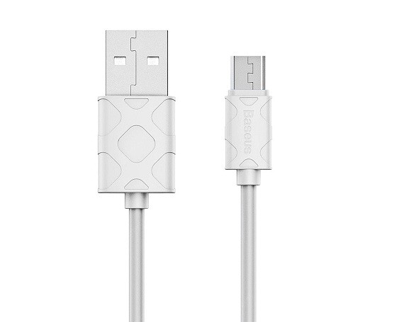 Кабель Baseus Yaven Lightning Cable for microUSB - USB белый, 1м