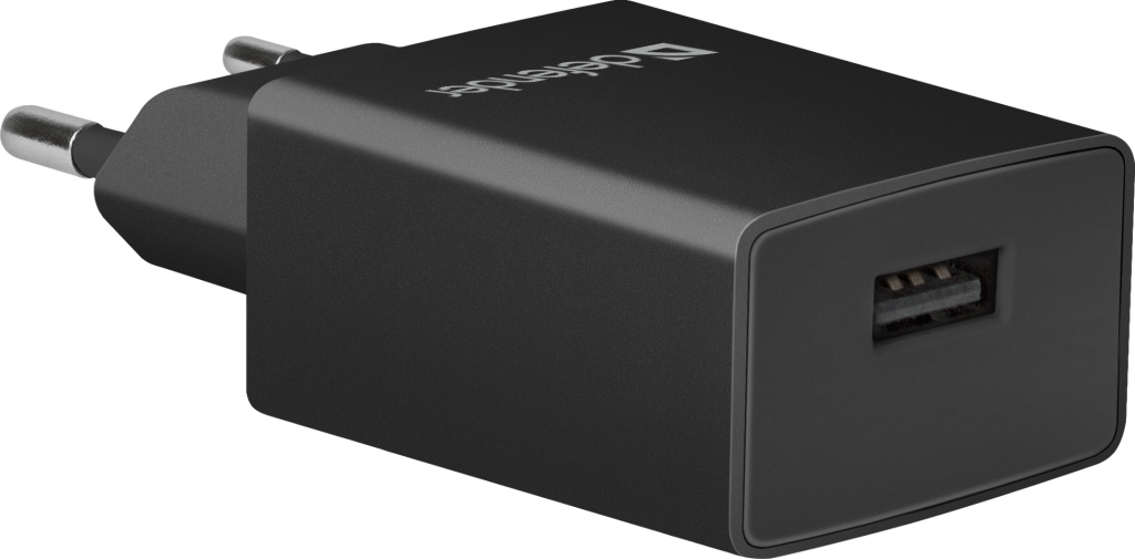 Сетевое ЗУ 1USB Defender UPA-21, 5V/2.1А, черный