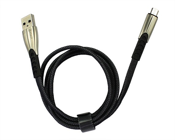 Кабель Kstati KS-002 microUSB - USB черный, 1м