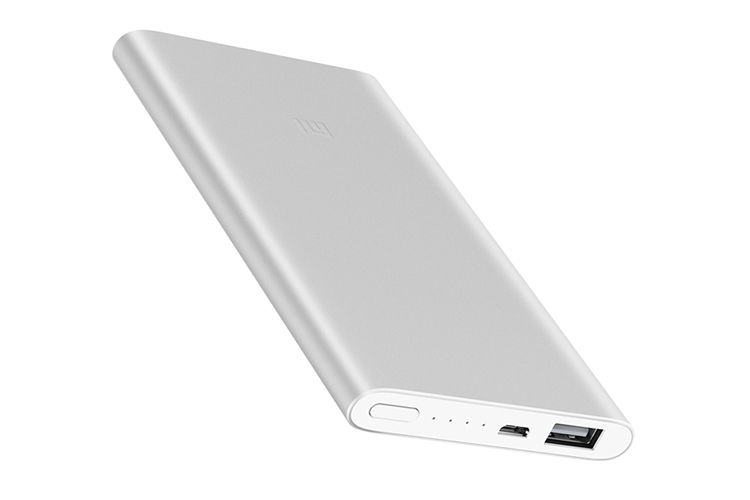 Внешний аккумулятор Power Bank Xiaomi Mi 2 Slim 5000 mAh (PLM10ZM) Silver
