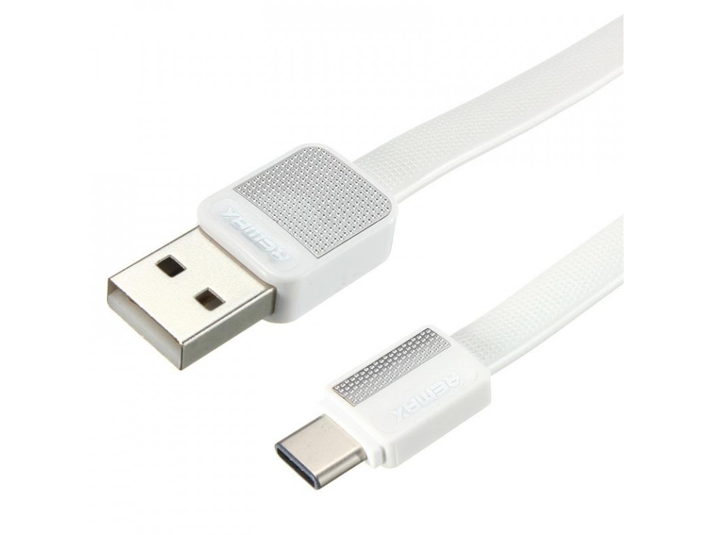 Дата-кабель Remax (RC-044a) Type-C белый, 1м