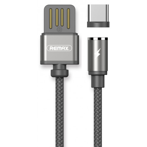 Дата-кабель магнитный Remax RC-095a Type-C - USB, черный