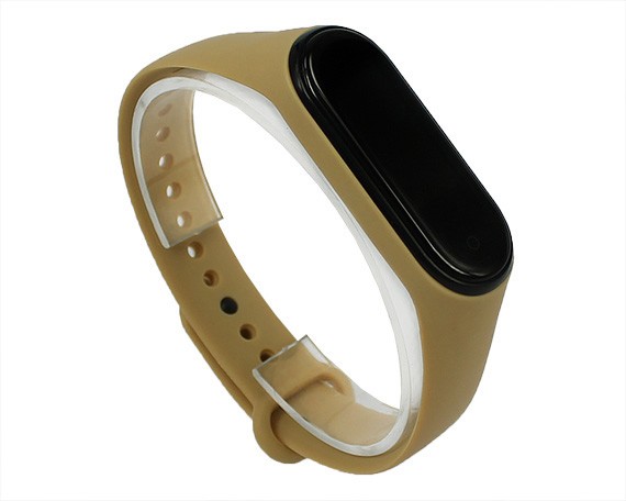 Ремешок Xiaomi Mi Band 3/4 силиконовый ореховый