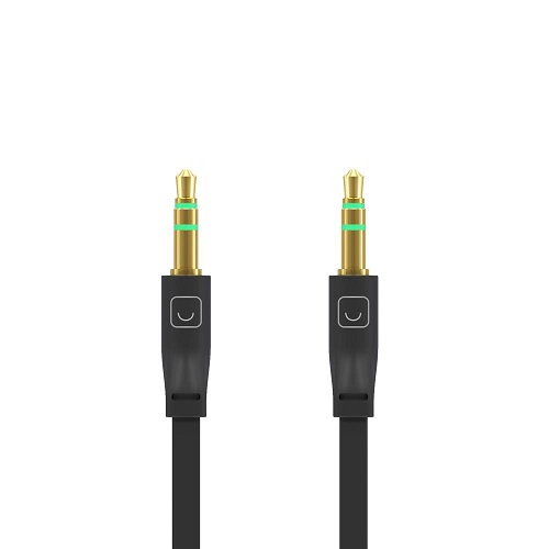 Кабель Prime Line AUX 3.5 mm jack - 3.5 mm jack, чёрный, 1м
