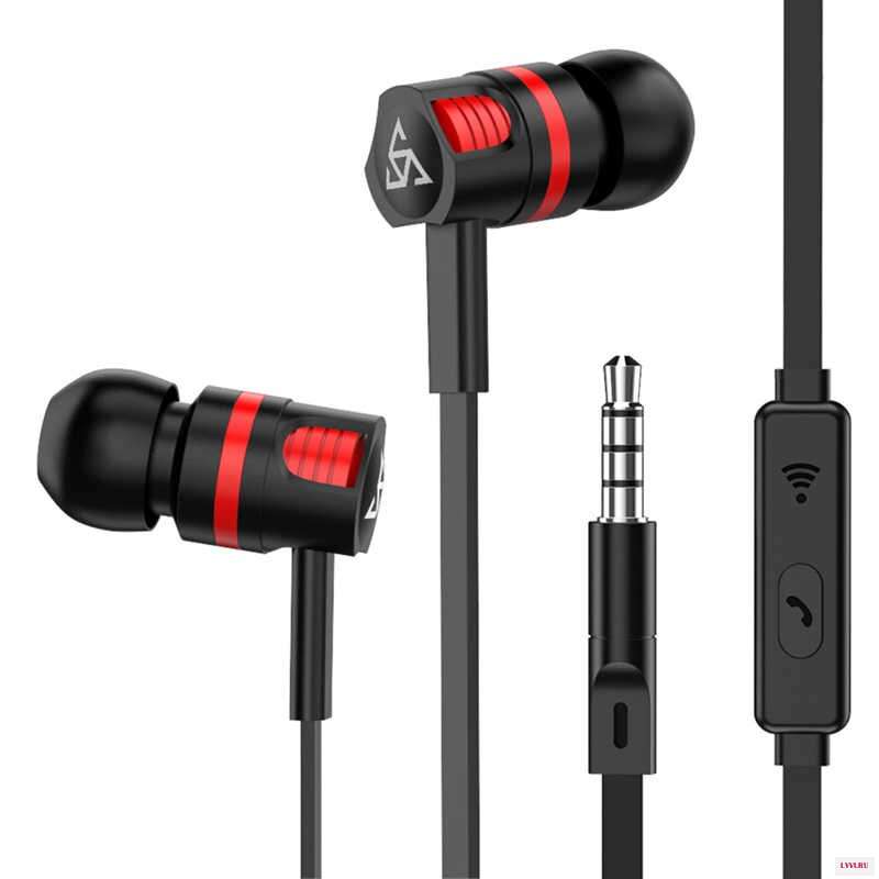 Наушники Langsdom JM26 с микрофоном чёрные